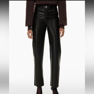 Aritzia Wilfred Melina leather pant